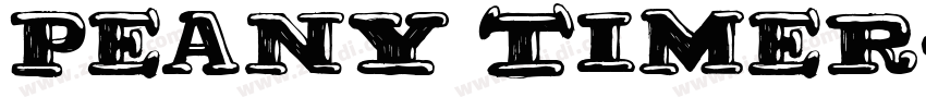 Peany Timer字体转换
